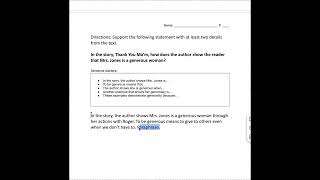 Constructed Response Modeling