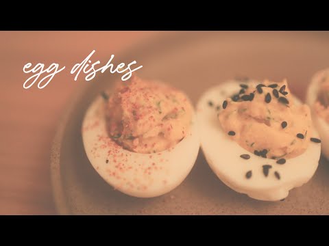 3 egg dishes I made for the first time | silent vlog