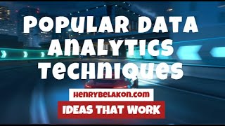 What are the popular Data Analytics Techniques #datanalytics #dataanalyticstraining