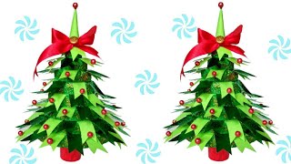 How to make Table top Christmas Trees from Paper | DIY Christmas Crafts