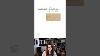 Simplifying Algebraic Fractions | GCSE | Mistakes Clinic #GCSEMaths #MathsRevision #StudyTok