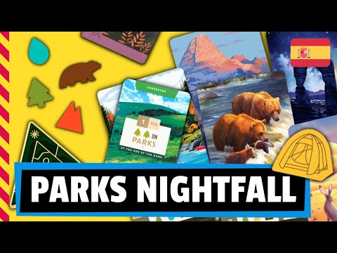 PARKS  NIGHTFALL Juego de Mesa - Tutorial / Reseña / Cómo jugar (Español)