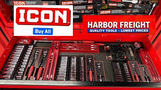 Buying all Icon Metric Tools and US General Tool Box at Harbor Freight! [4K]