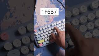 What Does Unicode 1F6B7 Represent? It’s the No Pedestrians! 🚷 #unicode #emoji #shorts #msword #tips