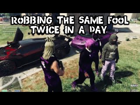 Robbing The Same Fool Twice In A Day! | GTA RP | Menace RP
