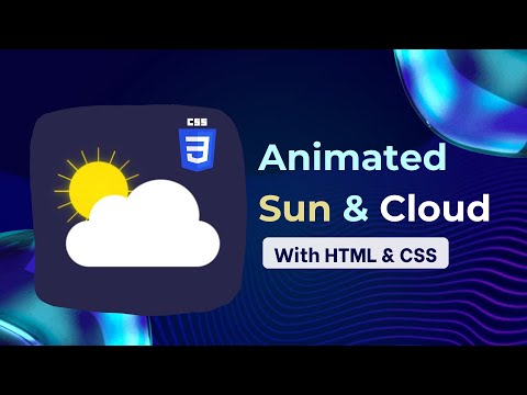 Animated Sun & Cloud with CSS | Tonsomar