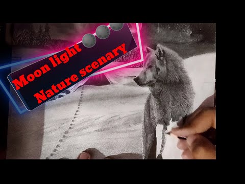 Snow wolf 🐺 || Drawing Beast 🎨🎭
