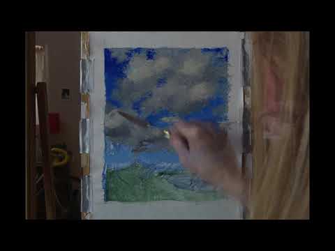 Clouds Arising Time Lapse Painting