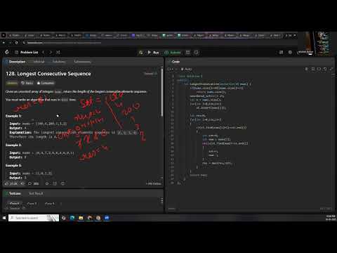 🔢 Leetcode 128 - Longest Consecutive Sequence | HashSet Optimization | Google Interview Prep