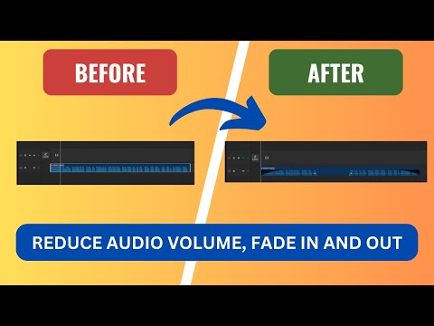 Reduce AUDIO Volume, Fade in, and Fade Out Audio in Capcut PC Tutorial