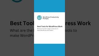 Boost your WordPress productivity with these smart tips! 🚀💡 #WordPress #WPDeveloper #WebDevTips