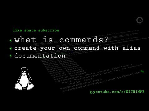 What is a commands in linux ? create your own commands in Linux.
