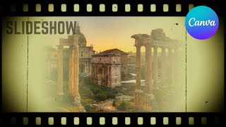 Creative Photo Slideshow in Canva | Vintage Slideshow Video Tutorial