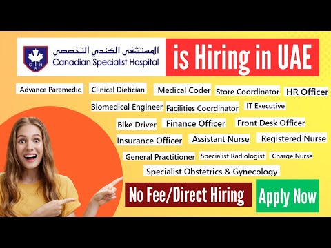 Jobs In Hospital || Canadian Hospital Hiring in UAE || Jobs in UAE || Jobs In Dubai || Hospital Jobs