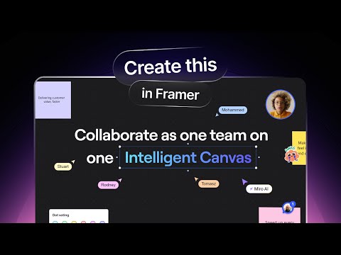 Build this interactive Miro Section in Framer | Beginners Tutorial