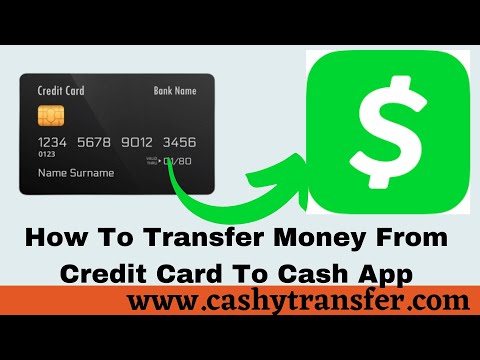 How to Transfer Money From My Credit Card to My Cash App