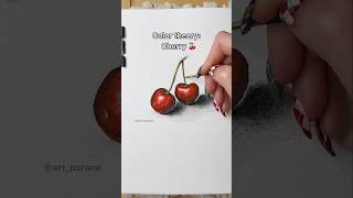 Trust the Process| Cherry Color theory 🍒#watercolor #watercolortutorial #colortheory