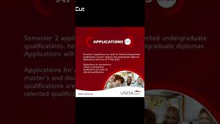 UNISA Opened for Second Semester 🫠 Kera hurry Apply few courses available , Masters  #unisa