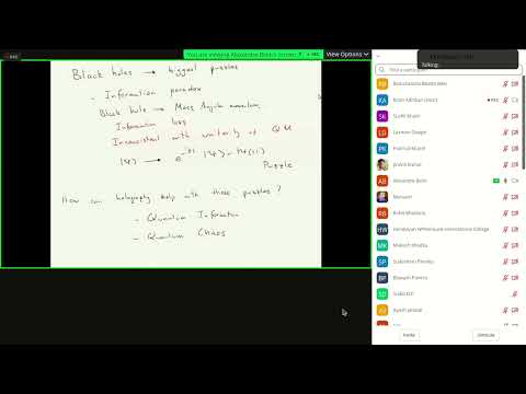 Quantum gravity, quantum information, and quantum chaos || Holographic Himalaya Talk