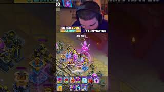 INSANE TOWNHALL BAIT WITH CC VS EDRAGS! (Clash Of Clans)