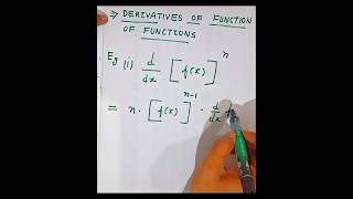 Master Chain Rule in 30 Seconds! | Derivative of Function of Function (Class 12 Maths) #Shorts