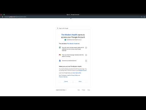 TMH PlanMyDay Authorisation flow