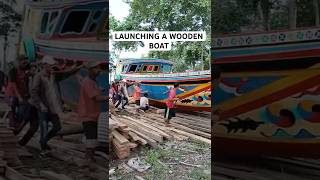Launching a new boat