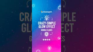 🤯 Google Slides Can Do THIS?! Glow Text Effect That Looks Like Photoshop 😱✨ WATCH NOW !