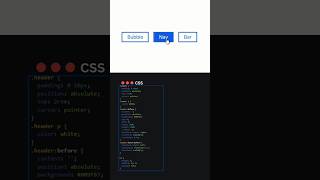 Bubble NavBar In Js #coding #webcoding #webdesign #htmlcss  #programming #shorts #trending
