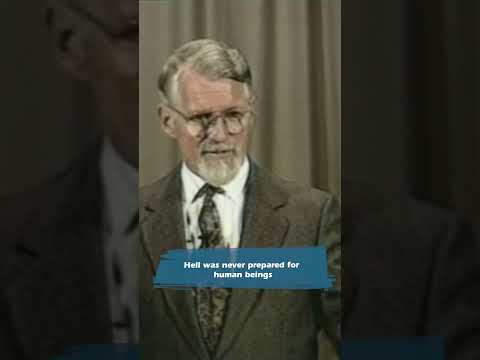David Pawson - Hell was never prepared for human beings