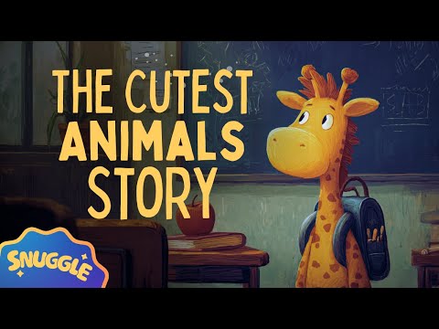 🦒 The First Day of School in Animal Town ✨The CUTEST Animal Story for Sleep