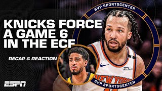 FULL REACTION 🏀 Knicks defeat Pacers & force a Game 6 in the Eastern Conference Finals | SC with SVP