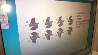 Using the transform menu in 2D Design