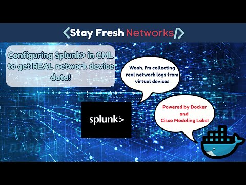 Configuring and Collecting data with Splunk in Cisco Modeling Labs