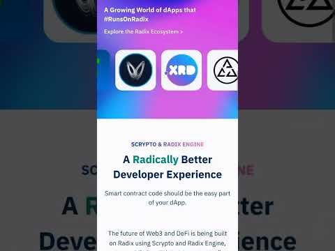 Join the future of DeFi today! #Radix #Blockchain #DeFi