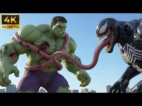 Hulk vs Venom – The Battle That Destroyed an Entire City