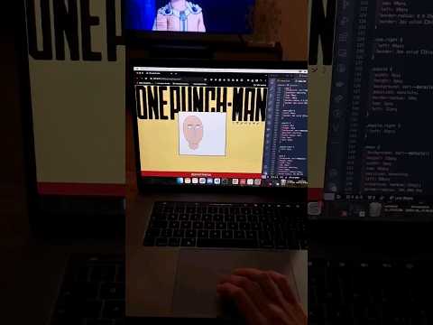 Desenhando com código - CSS art  #coding #html #css #js #challenge #onepunchman