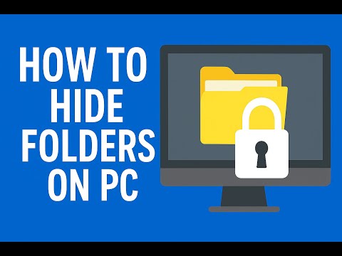 "Hide Any Folder on Your Computer (No Software Needed!) 💻✨"