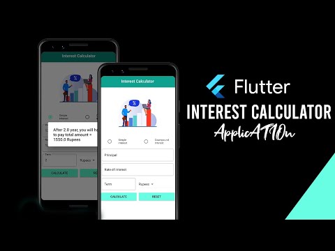 Interest Calculator App in Flutter | Tutorial for Beginners
