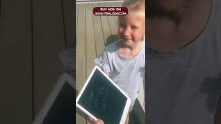 Creativity with our Writing Tablet designed just for kids! 🚀👧 #SmartKidsTech #ShortAndSmart