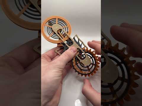 My Escapement mechanism design! #3dprinting #3dprintedobjects #horology #escapementtime