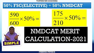 MDCAT 2021 MERIT FORMULA | HOW TO CALCULATE MDCAT MERIT 2021 | FRIENDS PHYSICS