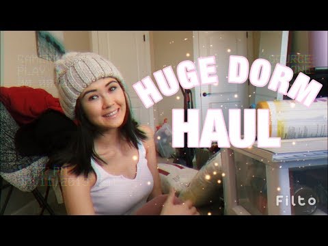 HUGE COLLEGE DORM ROOM HAUL 2020