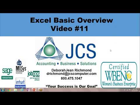 Lesson 11: Free excel training – Review Excel’s many Options