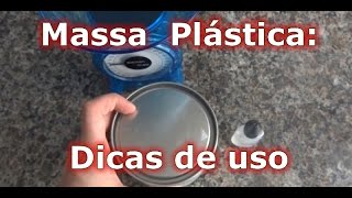 Quick Tips - How to Use and Cure Automotive Plastic Putty