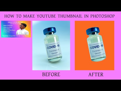 how to make youtube thumbnail in photoshop
