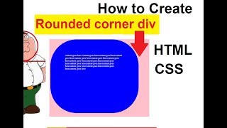 how to create rounded corner div | how to border-radius in css