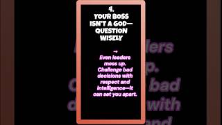 12 Hard Hitting Career Realities! #WorkplaceTips #CareerAdvice #OfficeCulture #LifeAtWork