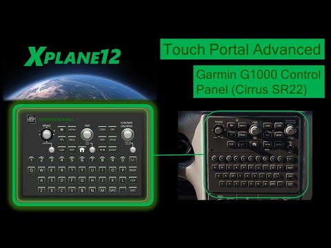 Touch Portal Advanced: How to Create a Garmin G1000 Control Panel for your iPad (XP12 - Cirrus SR22)