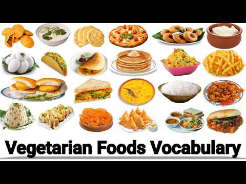 Vegetarian Food Vocabulary || Vegetarian Food Name in English #vegetarianfood